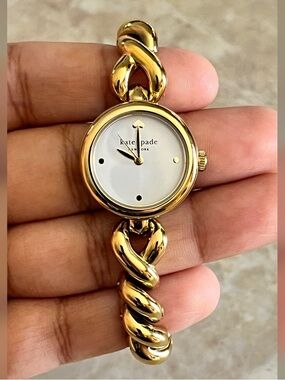 Kate Spade Women's Monroe Gold-Tone Stainless Steel Bracelet Watch